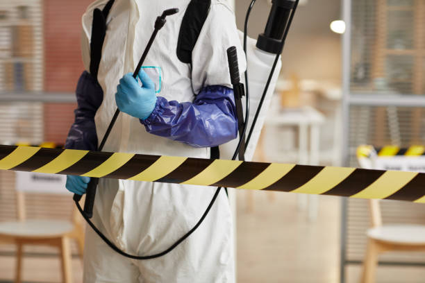 Professional Biohazard technician working in Marissa, IL